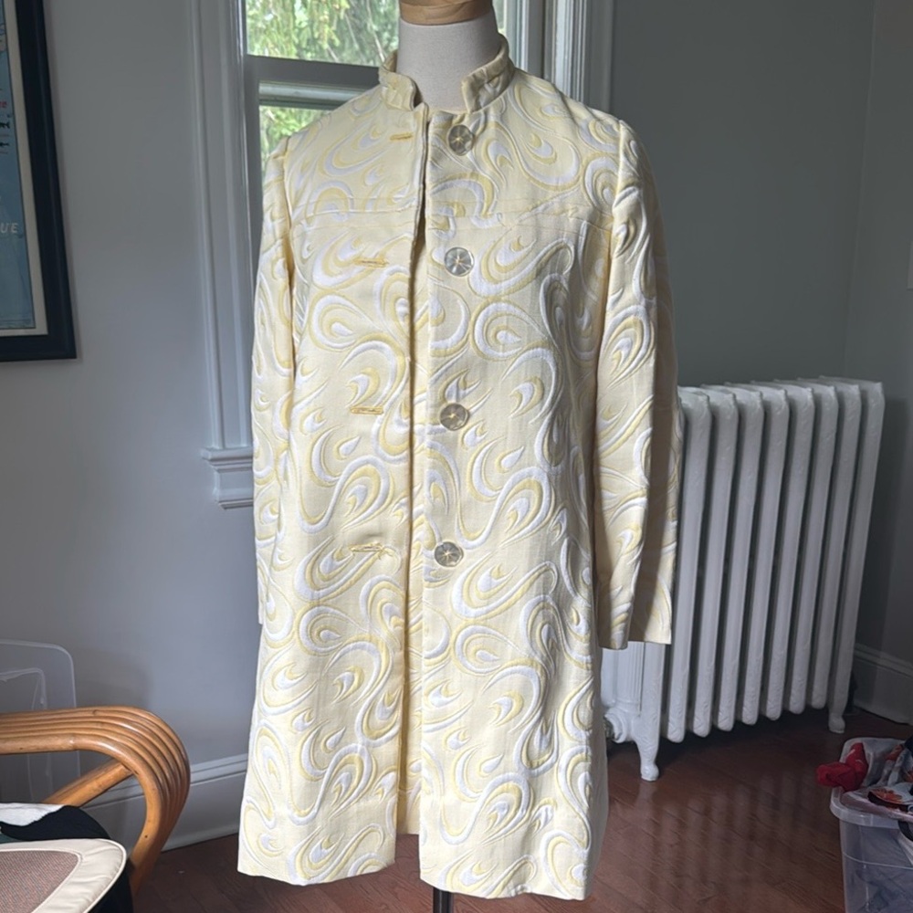 Yves Saint Laurent vintage 60s dress and coat set